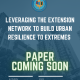 Cover for Leveraging The Extension Network to Build Urban Resilience to Extremes