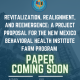 Cover for Revitalization, Realignment, and Reemergence: A project Proposal for the New Mexico Behavioral Health Institute Farm Program