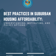 Cover for Best Practices in Suburban Housing Affordability