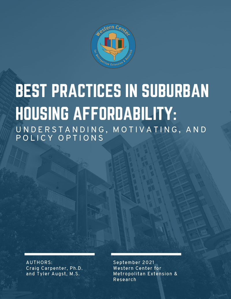 Best Practices in Suburban Housing Affordability Cover