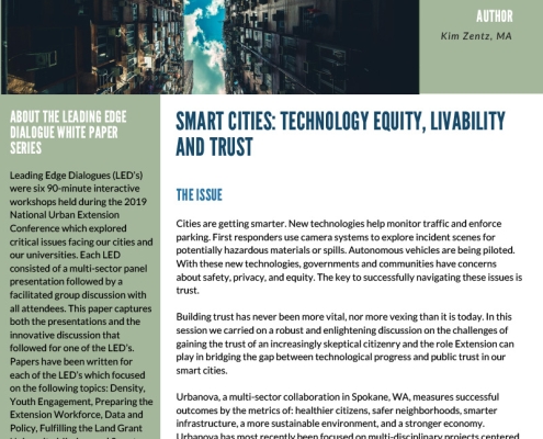 Smart Cities Technology Equity Livability and Trust Cover image