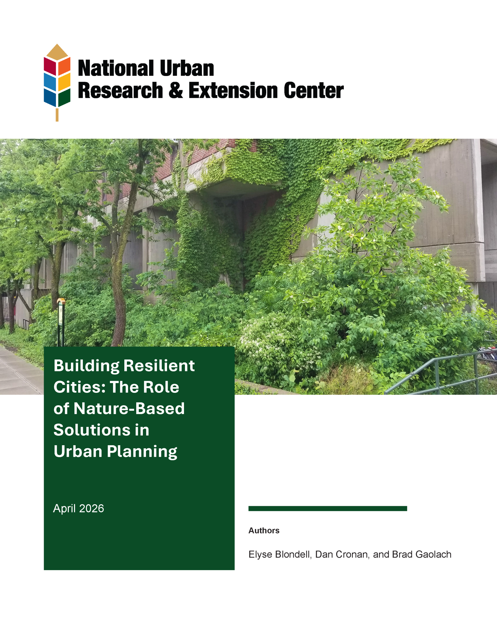Building Resilient Cities: The Role of Nature-Based Solutions in Urban ...
