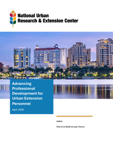 Cover of Advancing Professional Development for Urban Extension Personnel